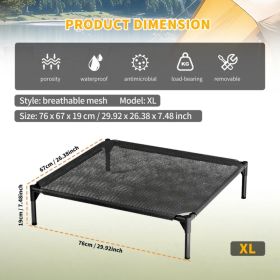 XL-type Mesh Pet Bed With Ventilation And Heat Dissipation, Stable And Durable Structure, Suitable For Small And Medium-sized Cats And Dogs, Conv (Option: defaulttitle)