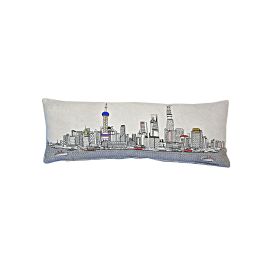 Shanghai Pillow (Color: Night, size: QUEEN)